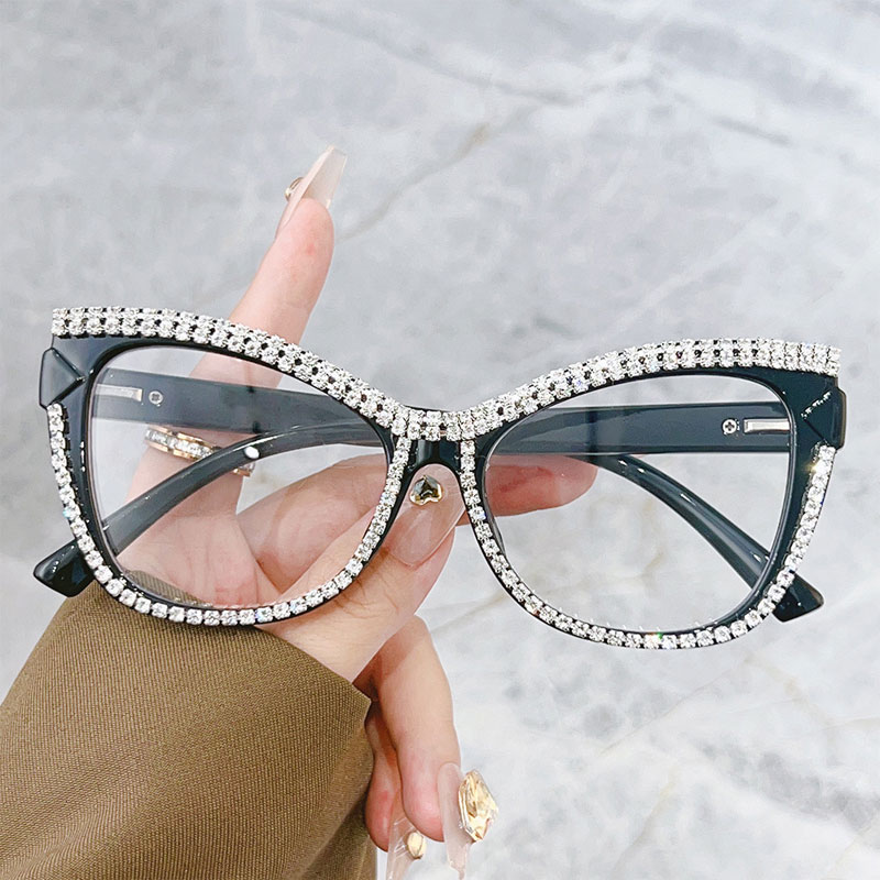 Bling Rhinestone Fashion Glass - Women'S Fashion Glasses Non Prescription incelemesi ve fiyatı