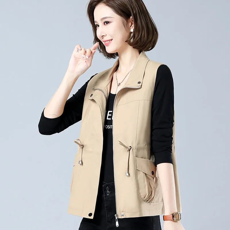 Women's Lightweight Stand Coll - Women'S Fashion Utility Vest incelemesi ve fiyatı
