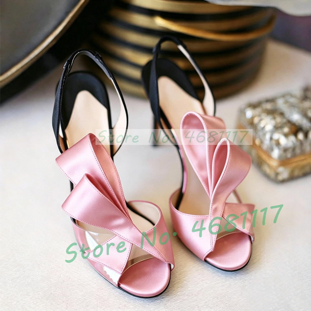 Satin Bow Back Strap High Heel - Slip Dress Satin incelemesi ve fiyatı