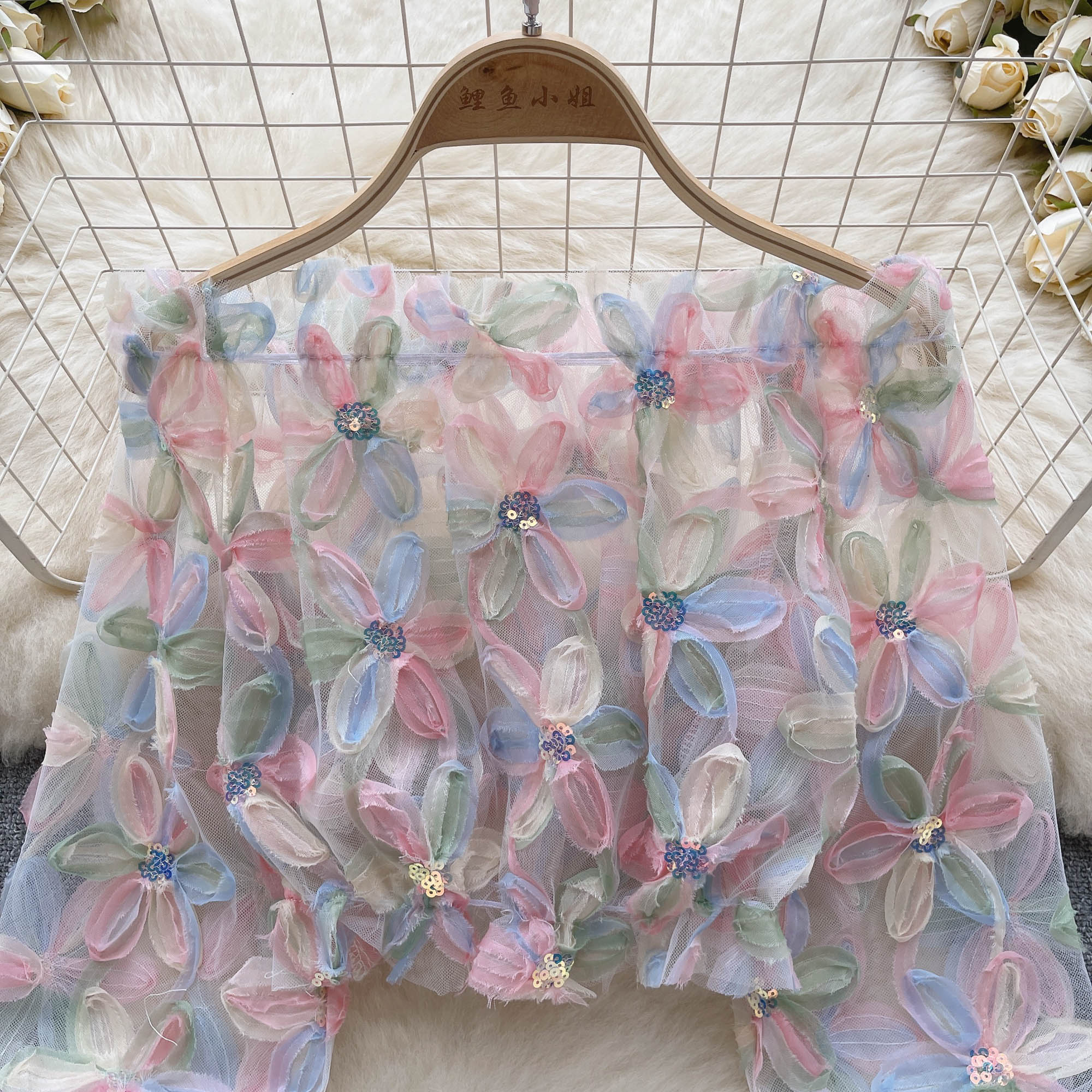 Women's Sheer Tulle Blouse wit - Puff Sleeve Blouse incelemesi ve fiyatı