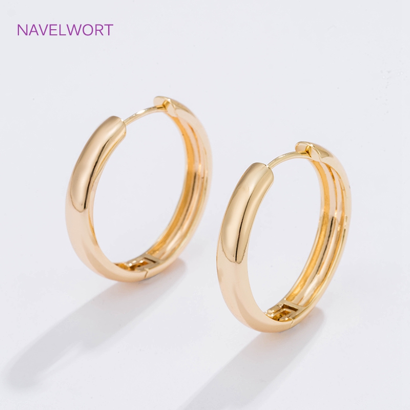 6 Sizes Gold Plated Circle Hoo - Women'S Fashion Earrings incelemesi ve fiyatı