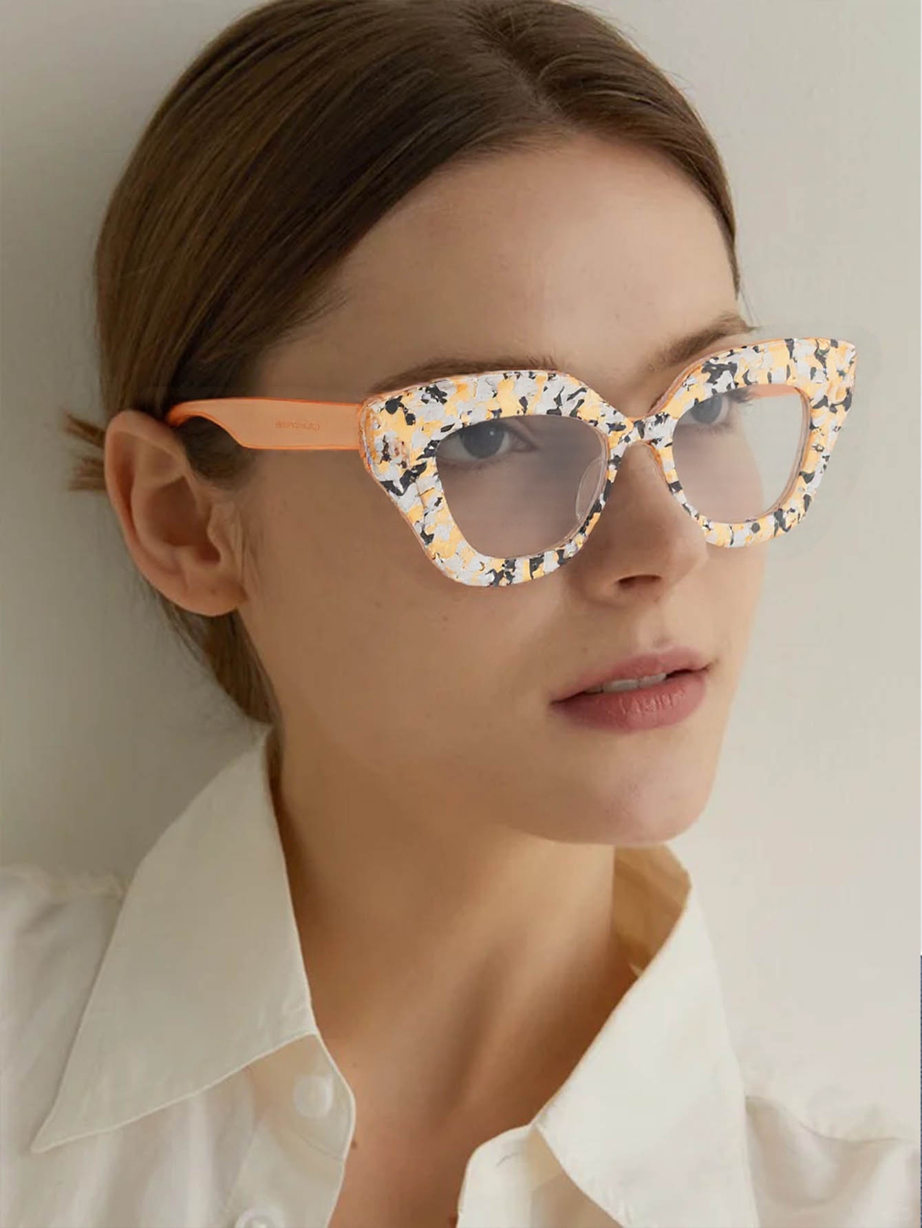 Large Frame Cat-Eye Floral Gla - Women'S Fashion Glasses Non Prescription incelemesi ve fiyatı