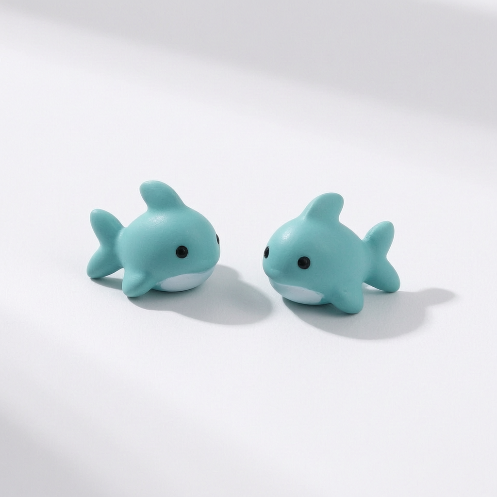 Cartoon Animal Resin Earrings  - Women'S Fashion Earrings incelemesi ve fiyatı