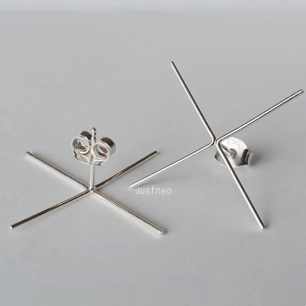 Solid 925 Sterling Silver Stud - Women'S Fashion Earrings incelemesi ve fiyatı