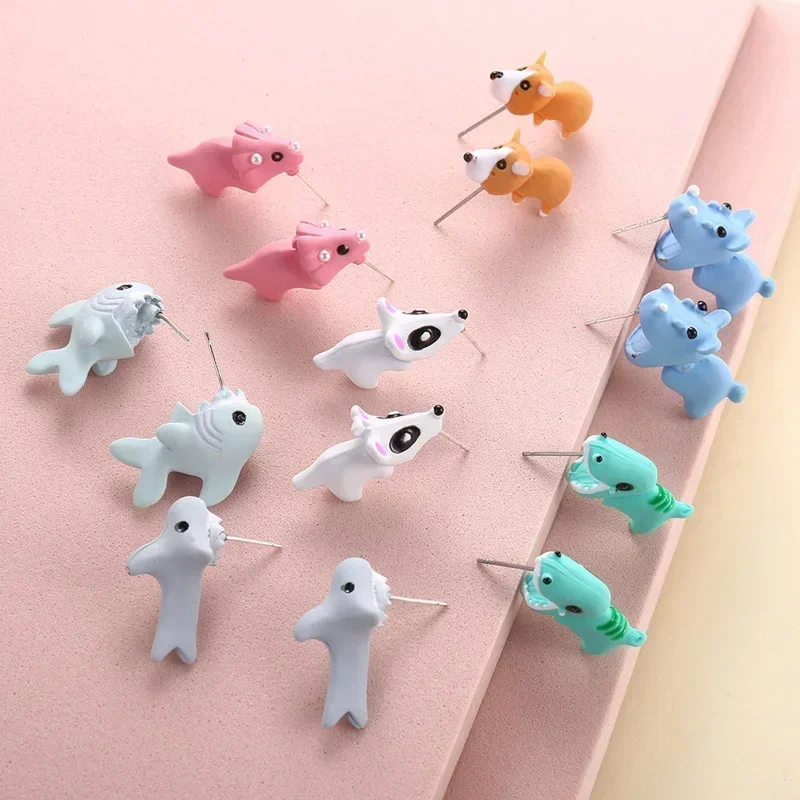 Cartoon Animal Resin Earrings  - Women'S Fashion Earrings incelemesi ve fiyatı