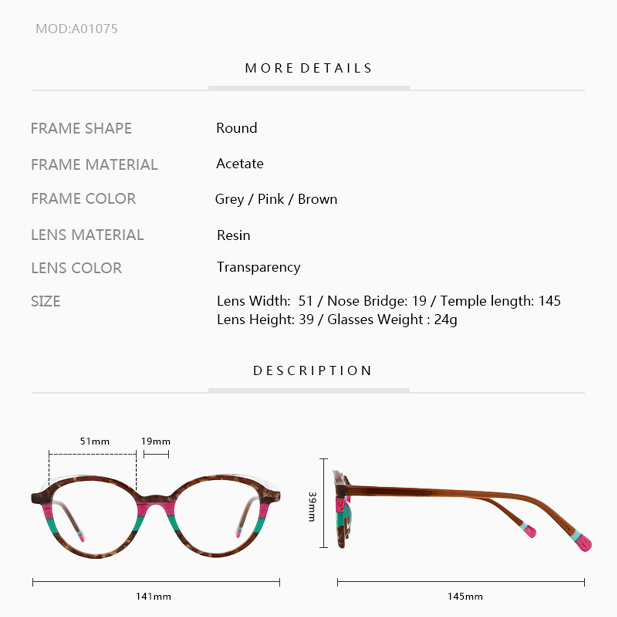 ZENOTTIC Design Women Oval Ace - Women'S Fashion Glasses Non Prescription incelemesi ve fiyatı