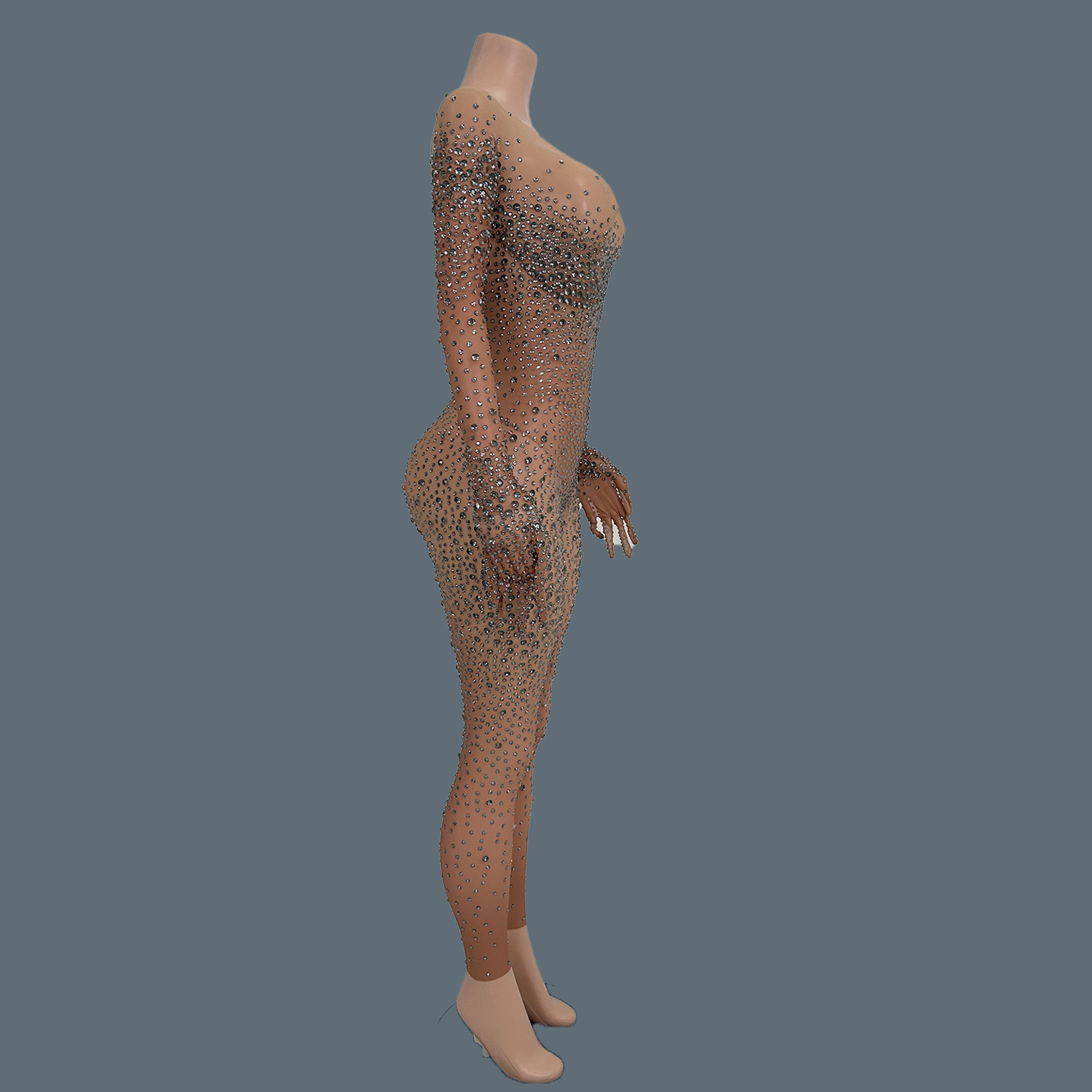 Sexy Stage Costume Full Rhines - Women Fashion Gloves incelemesi ve fiyatı