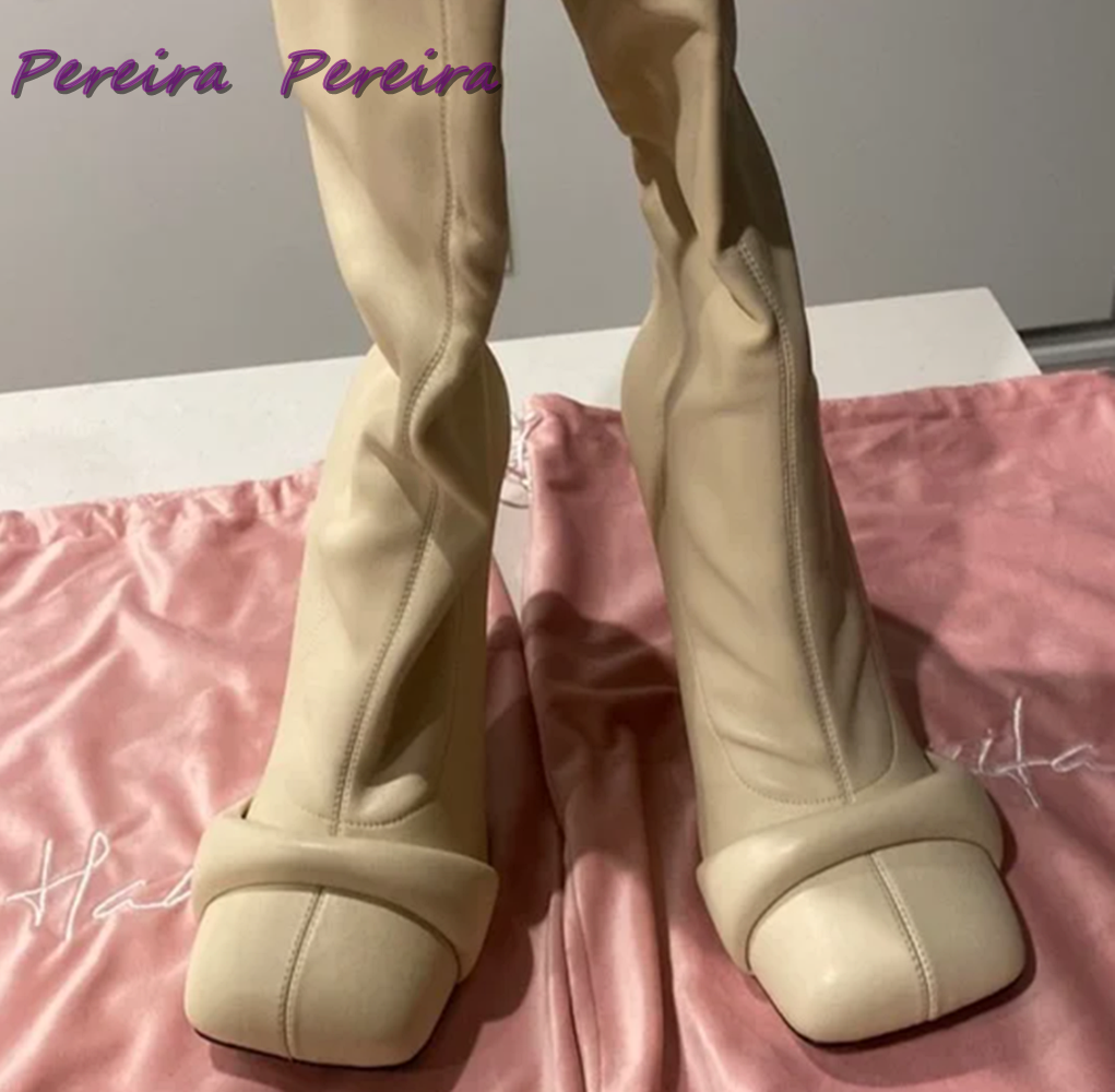Solid Strange Style Knee-High  - Women'S Fashion Trends 2025 incelemesi ve fiyatı