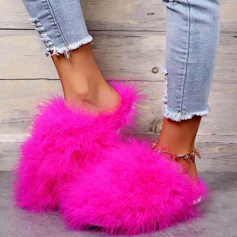 Women Luxury Fur Slippers 2025 - Women'S Fashion Trends 2025 incelemesi ve fiyatı