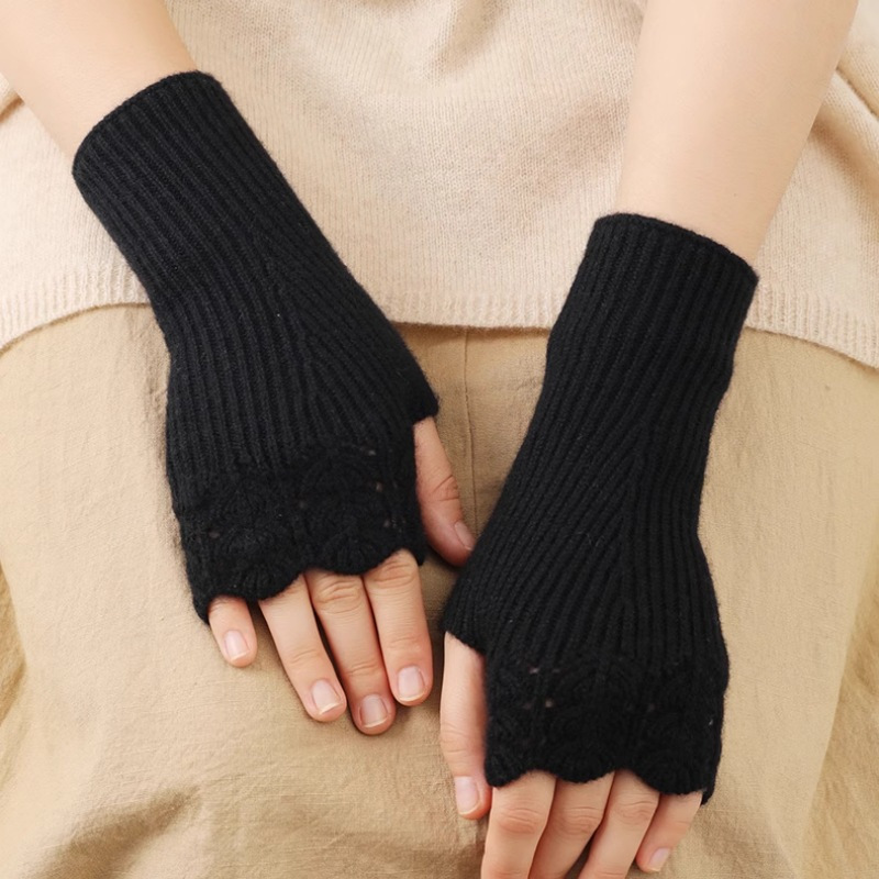 New Warm Half Finger Open Fing - Women Fashion Gloves incelemesi ve fiyatı