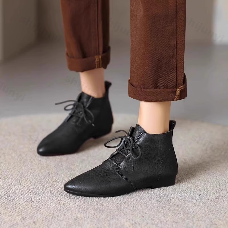 Women Short Boots 2025 Leather - Women'S Fashion Trends 2025 incelemesi ve fiyatı