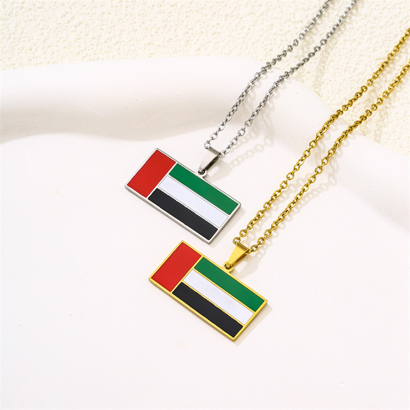 United Arab Emirates Flag Pend - Women Fashion Uae incelemesi ve fiyatı