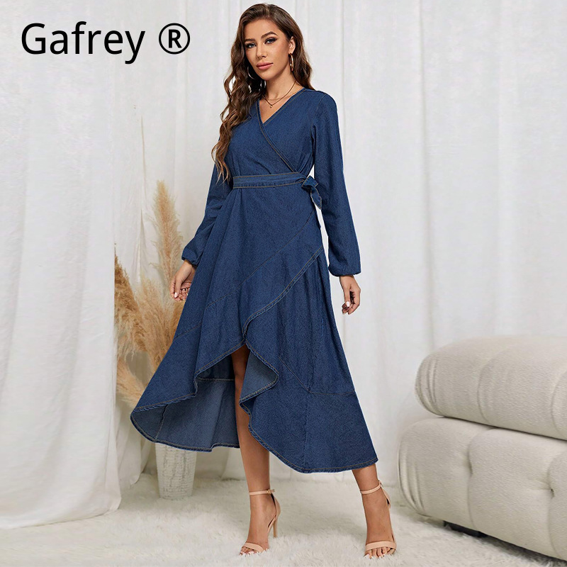 Plus Size Women Denim Dress Lo - Women Fashion Jeans incelemesi ve fiyatı