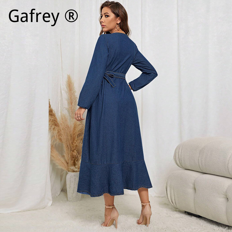 Plus Size Women Denim Dress Lo - Women Fashion Jeans incelemesi ve fiyatı