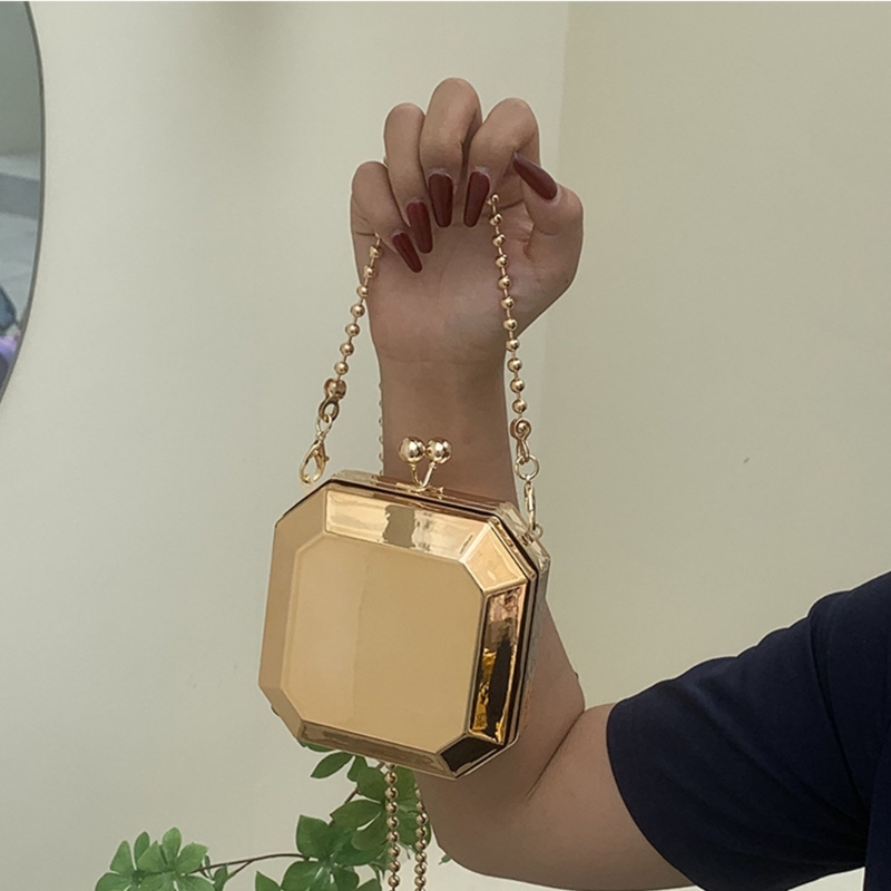 Mini Luxury Gold Party Evening - Women Fashion Handbags incelemesi ve fiyatı