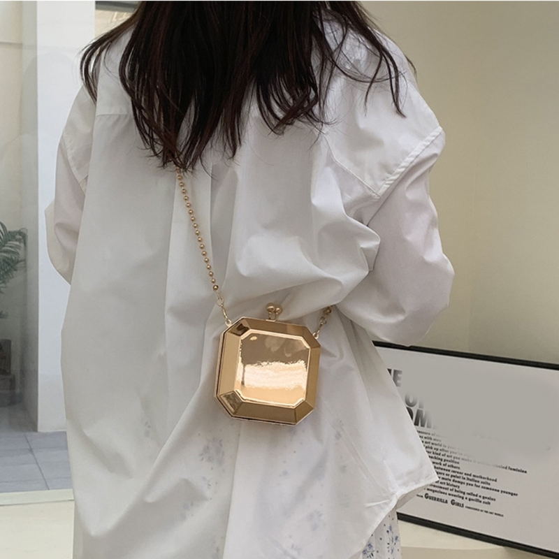 Mini Luxury Gold Party Evening - Women Fashion Handbags incelemesi ve fiyatı