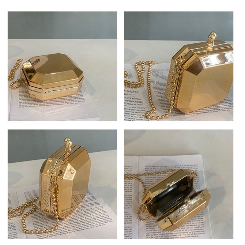 Mini Luxury Gold Party Evening - Women Fashion Handbags incelemesi ve fiyatı