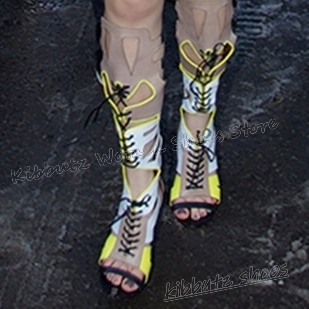 Sneaker Boot Knee High Lace-Up - Women Fashion Show incelemesi ve fiyatı