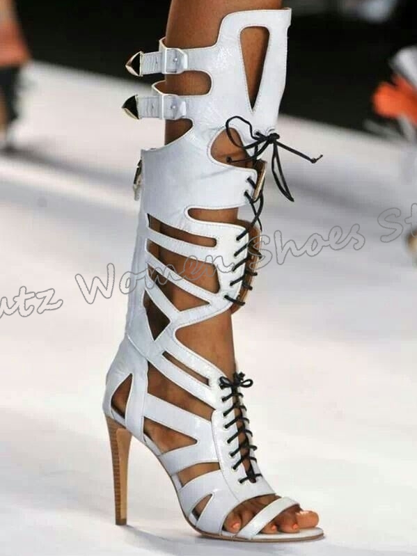 Sneaker Boot Knee High Lace-Up - Women Fashion Show incelemesi ve fiyatı