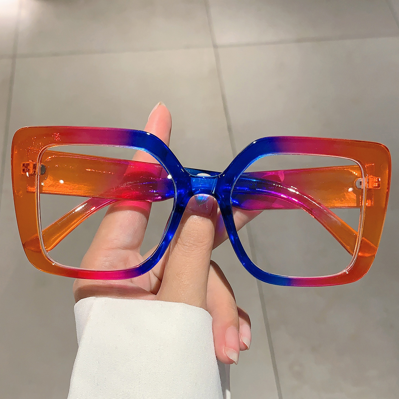 GM LUMIAS Oversized Square Gla - Women'S Fashion Glasses Non Prescription incelemesi ve fiyatı