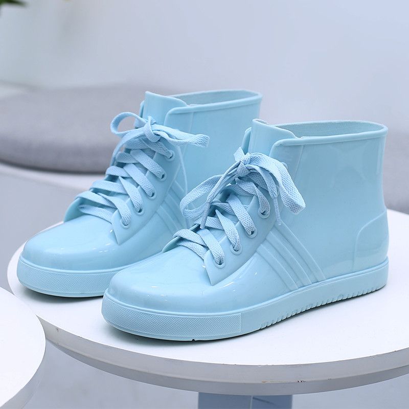 Fashion Lace Up Rainshoes Wome - Women'S Fashion Rain Boots incelemesi ve fiyatı