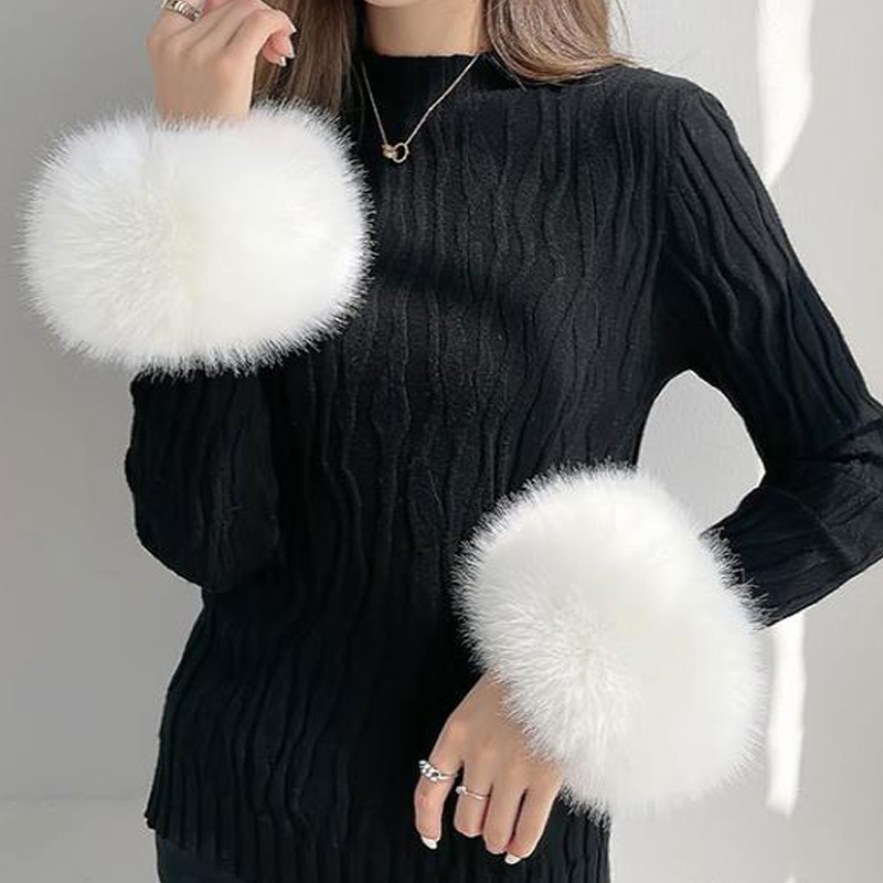 Autumn Winter Plush Decorative - Women Fashion Gloves incelemesi ve fiyatı