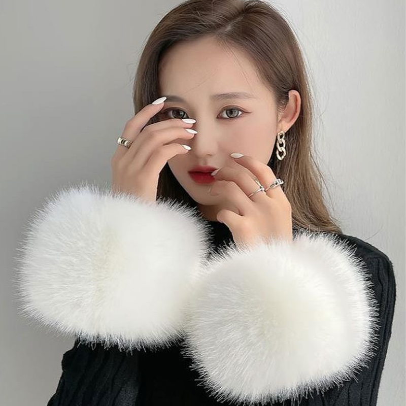 Autumn Winter Plush Decorative - Women Fashion Gloves incelemesi ve fiyatı