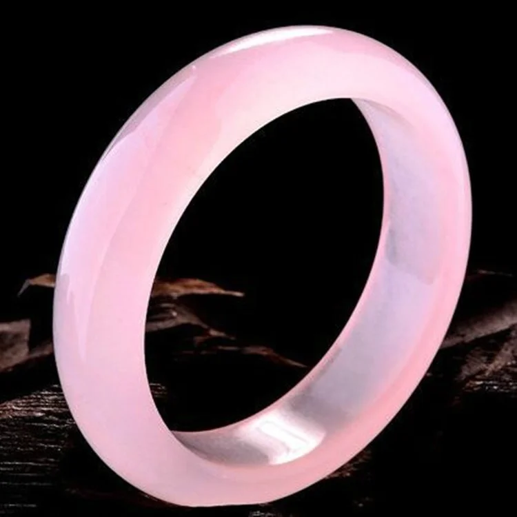 Genuine Natural Pink Jade Bang - Women'S Fashion Jewellery incelemesi ve fiyatı