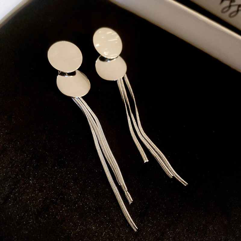 Premium metal sequined fringed - Women'S Fashion Earrings incelemesi ve fiyatı