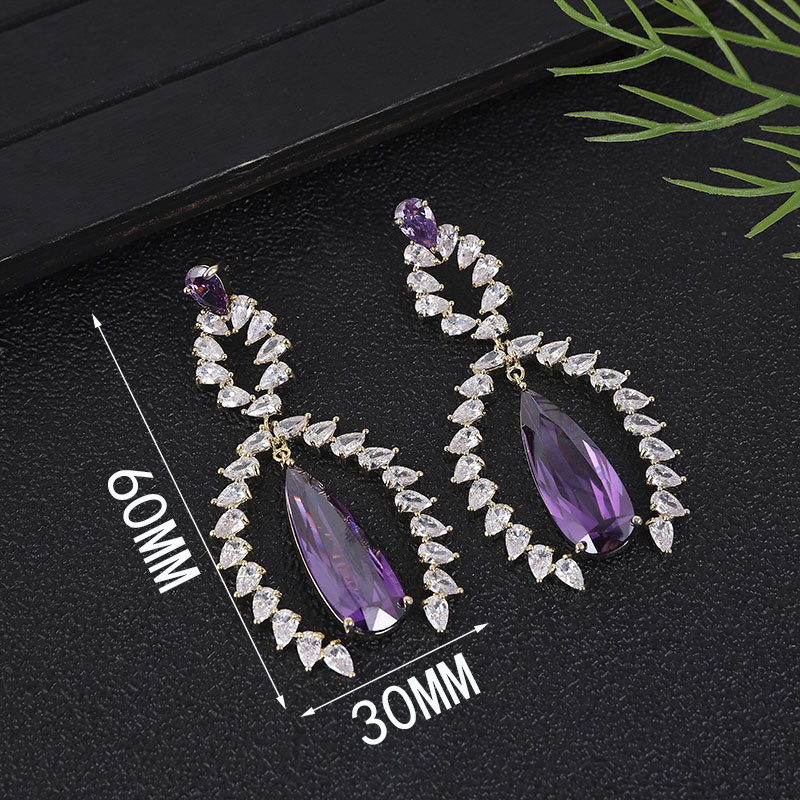Luxury retro waterdrop cubic z - Women Fashion Uae incelemesi ve fiyatı