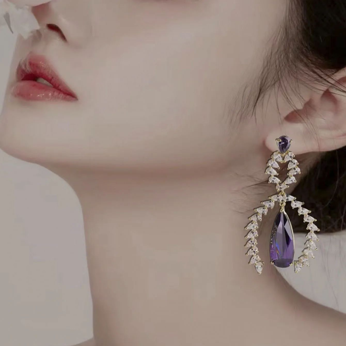 Luxury retro waterdrop cubic z - Women Fashion Uae incelemesi ve fiyatı
