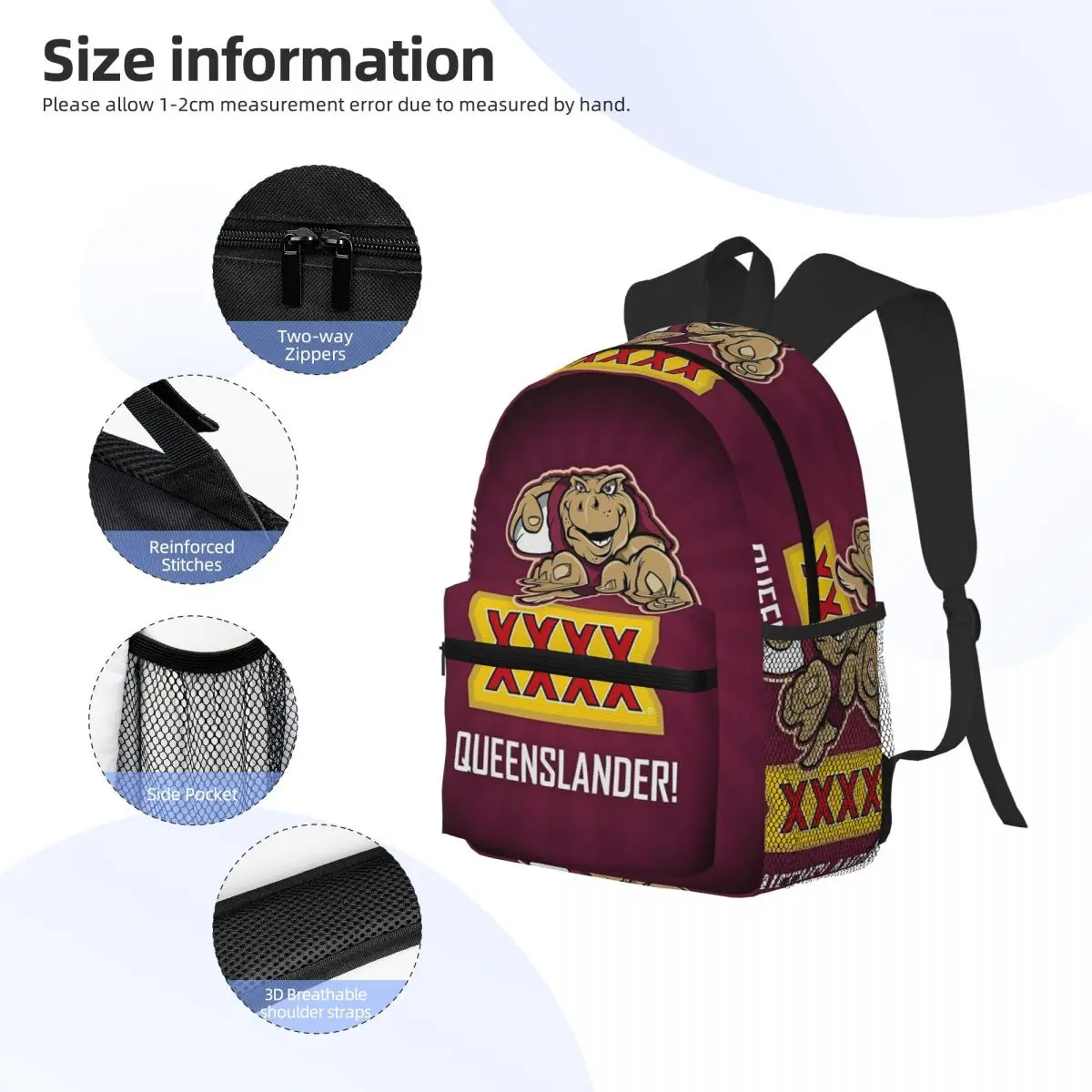 Queensland Maroons Student Bac - Women'S Fashion Queensland incelemesi ve fiyatı