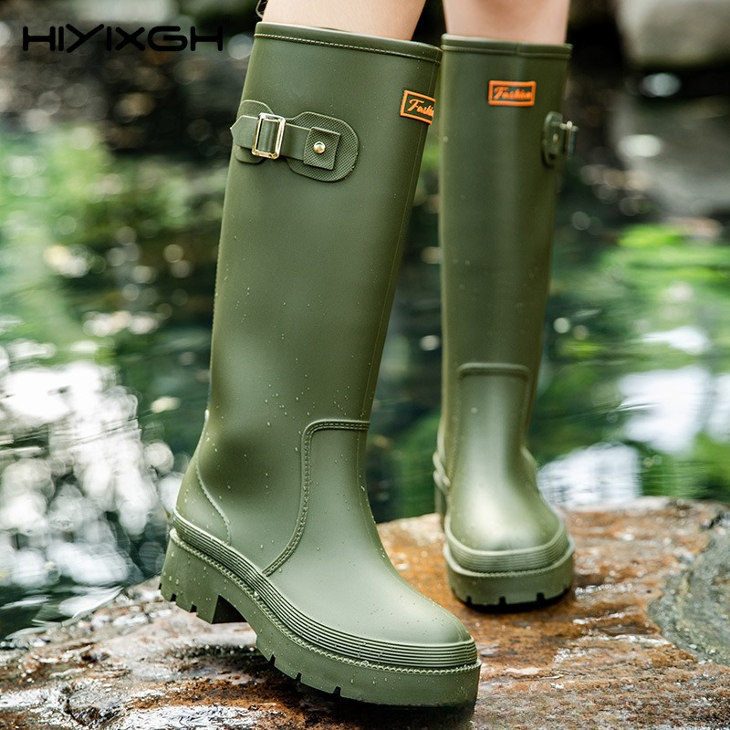 Fashion Ladies High Top Waterp - Women'S Fashion Rain Boots incelemesi ve fiyatı