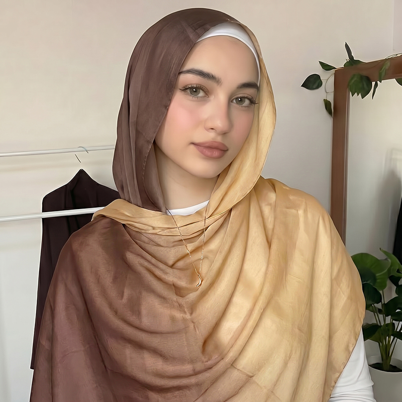 Fashion Muslim Hijab Ombre Sca - Women Fashion Wear incelemesi ve fiyatı