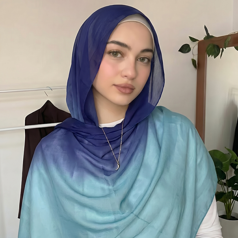 Fashion Muslim Hijab Ombre Sca - Women Fashion Wear incelemesi ve fiyatı