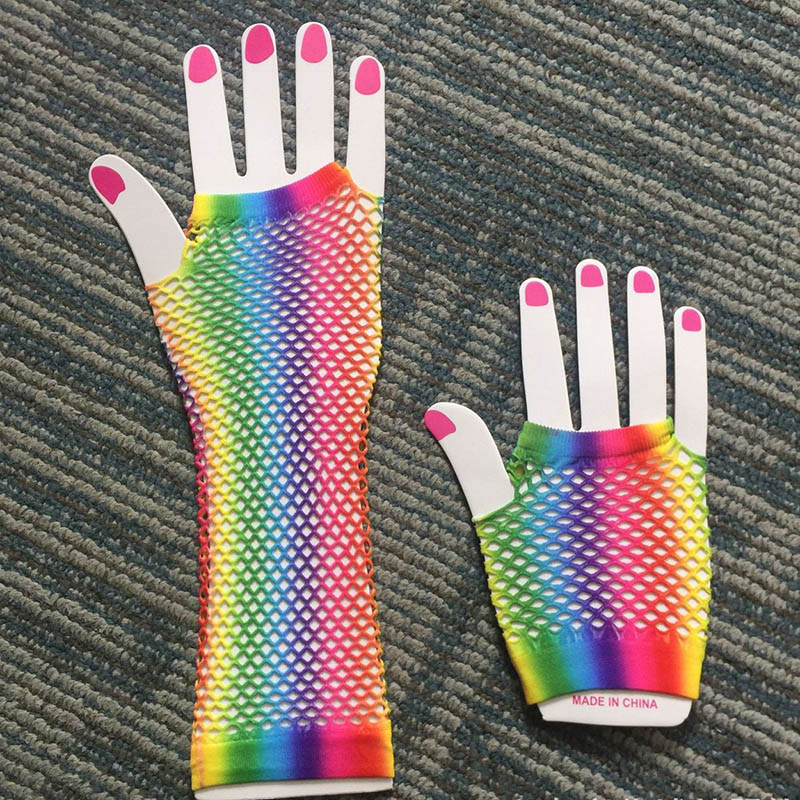 1 Pair Women Long Fishnet Net  - Women Fashion Gloves incelemesi ve fiyatı