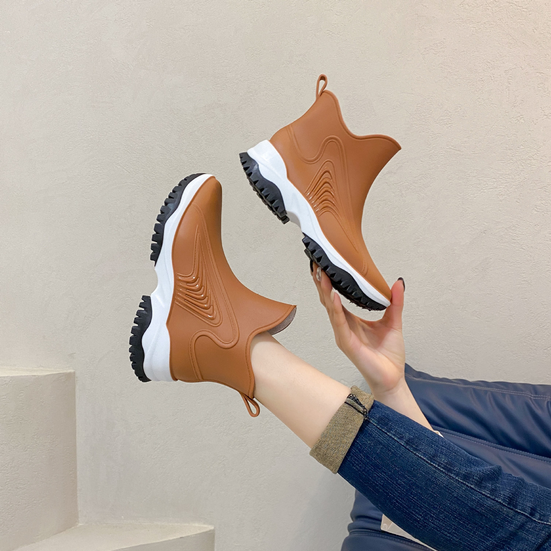 Women Rainboots Slip-on Waterp - Women'S Fashion Rain Boots incelemesi ve fiyatı