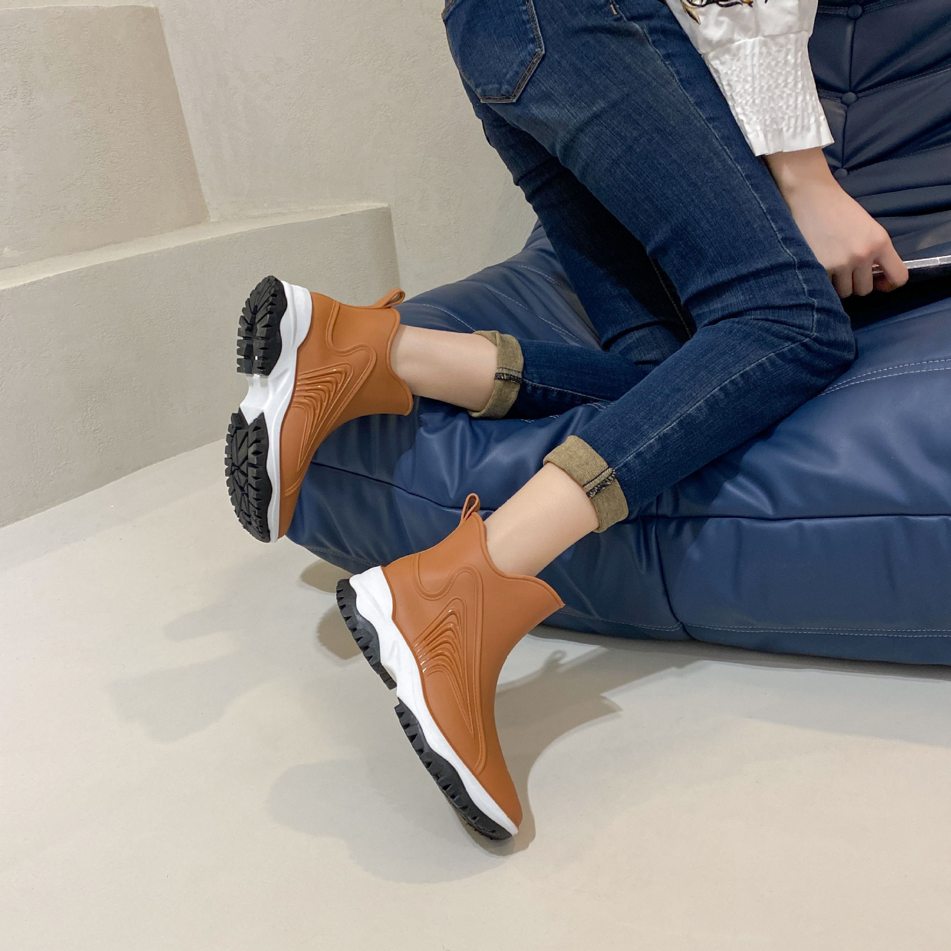 Women Rainboots Slip-on Waterp - Women'S Fashion Rain Boots incelemesi ve fiyatı