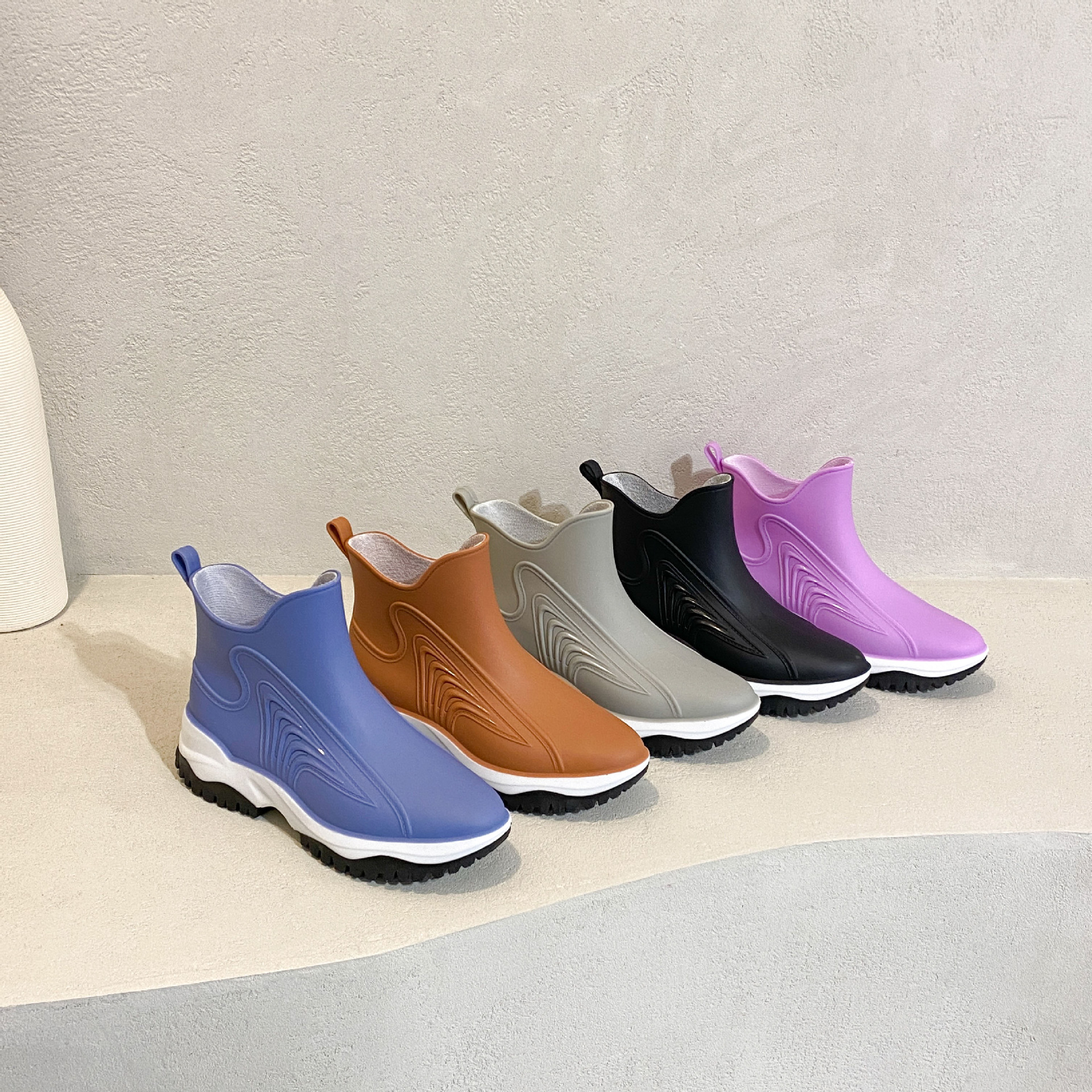 Women Rainboots Slip-on Waterp - Women'S Fashion Rain Boots incelemesi ve fiyatı