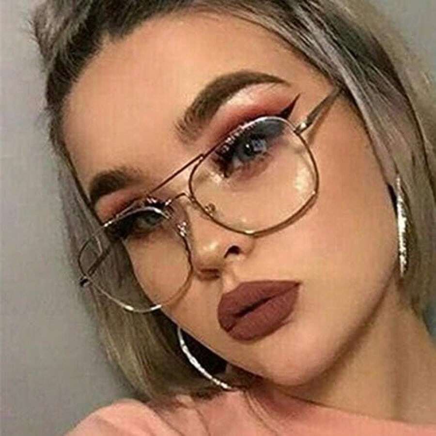 Classic Glasses Clear Lens Non - Women'S Fashion Glasses Non Prescription incelemesi ve fiyatı