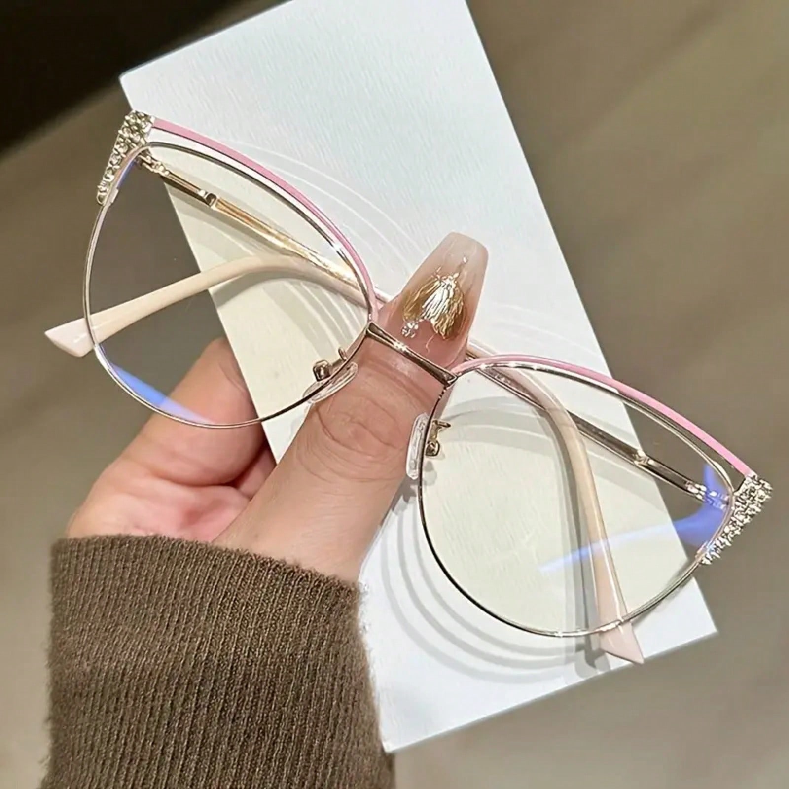 Blue Light Filter Glasses for  - Women'S Fashion Glasses Non Prescription incelemesi ve fiyatı