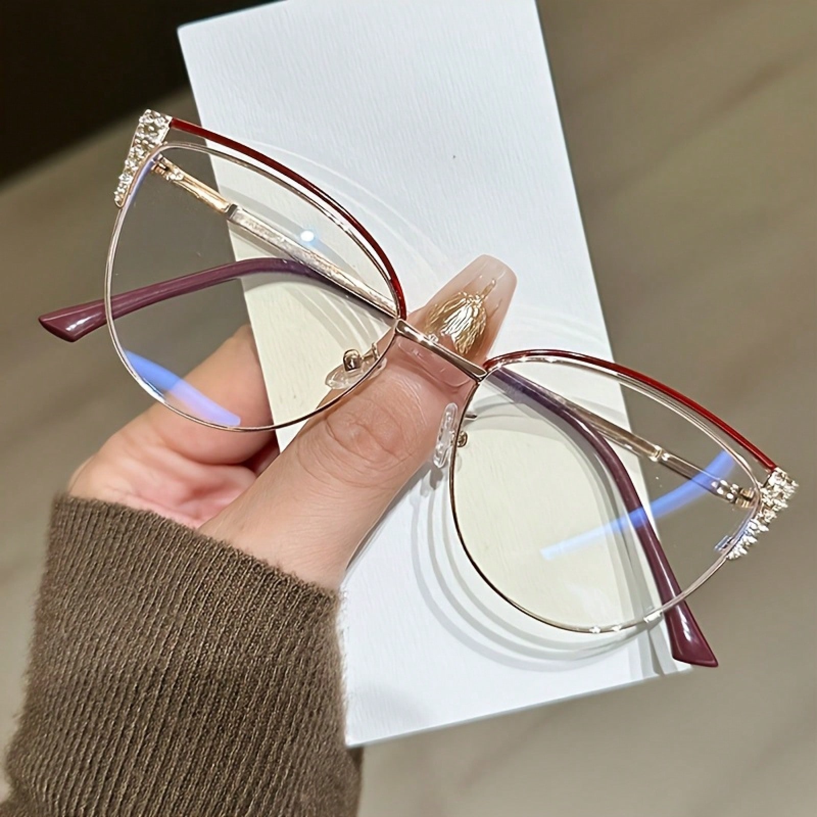Blue Light Filter Glasses for  - Women'S Fashion Glasses Non Prescription incelemesi ve fiyatı