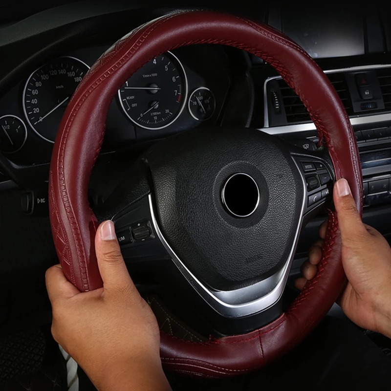 DIY Leather Car Steering Wheel - Women Fashion Hub incelemesi ve fiyatı