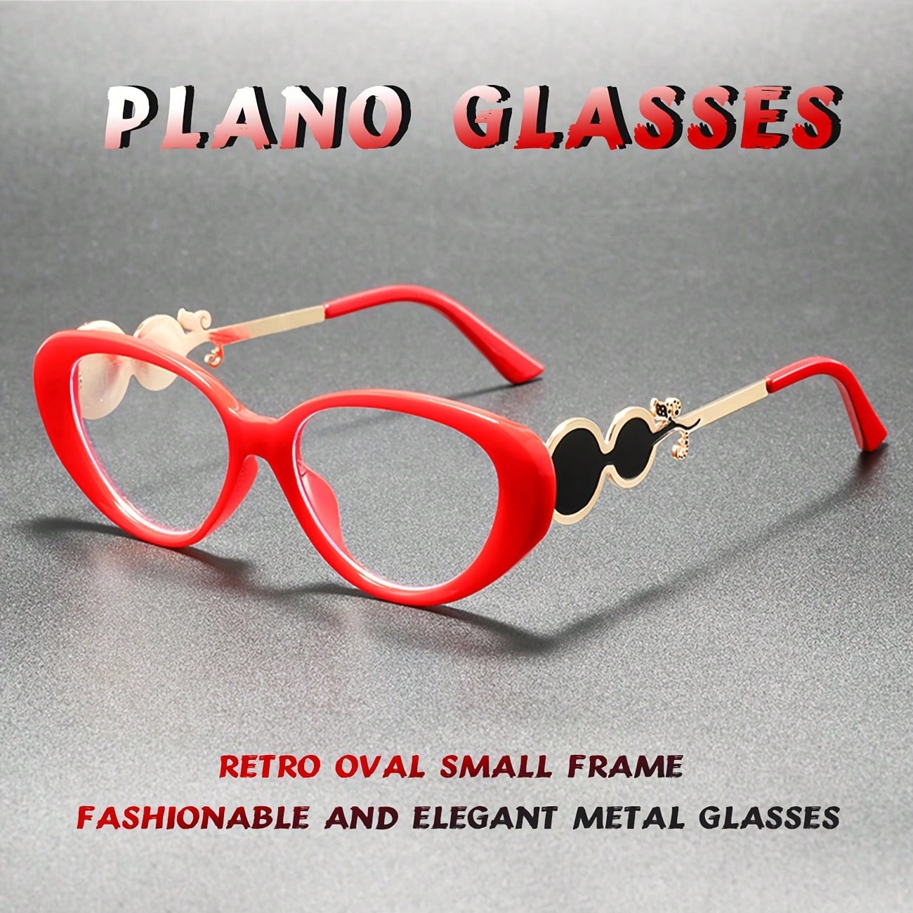 Women's Oval-Frame Cat-Eye Met - Women'S Fashion Glasses Non Prescription incelemesi ve fiyatı