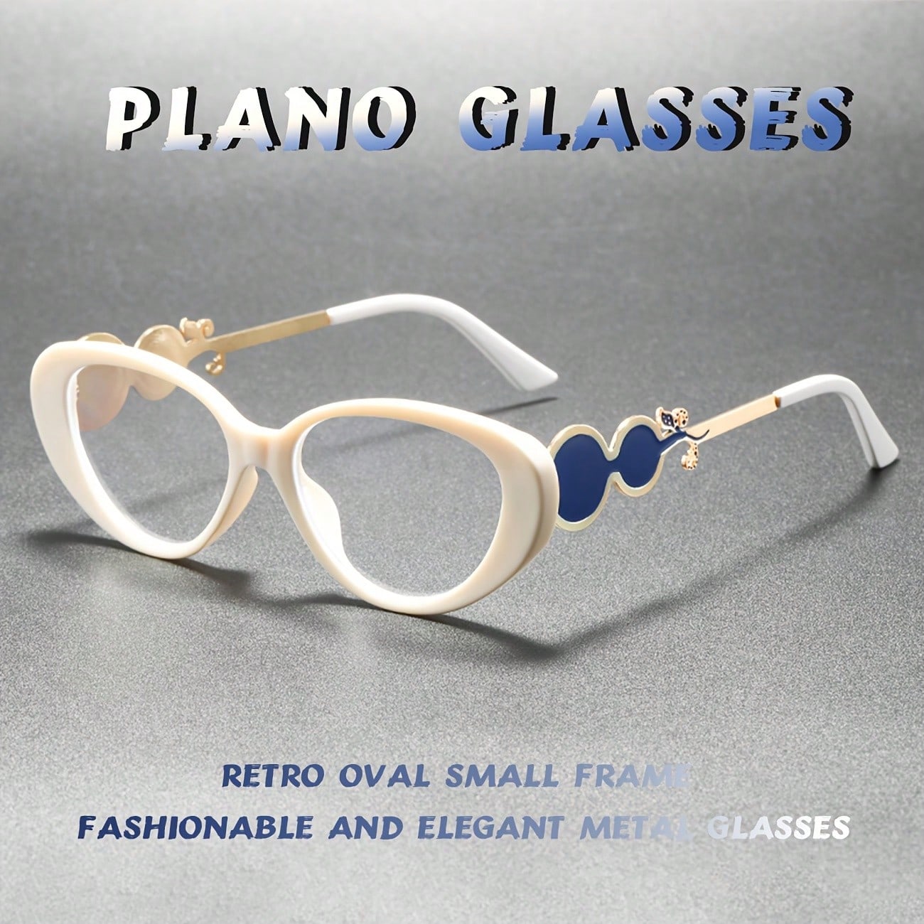 Women's Oval-Frame Cat-Eye Met - Women'S Fashion Glasses Non Prescription incelemesi ve fiyatı
