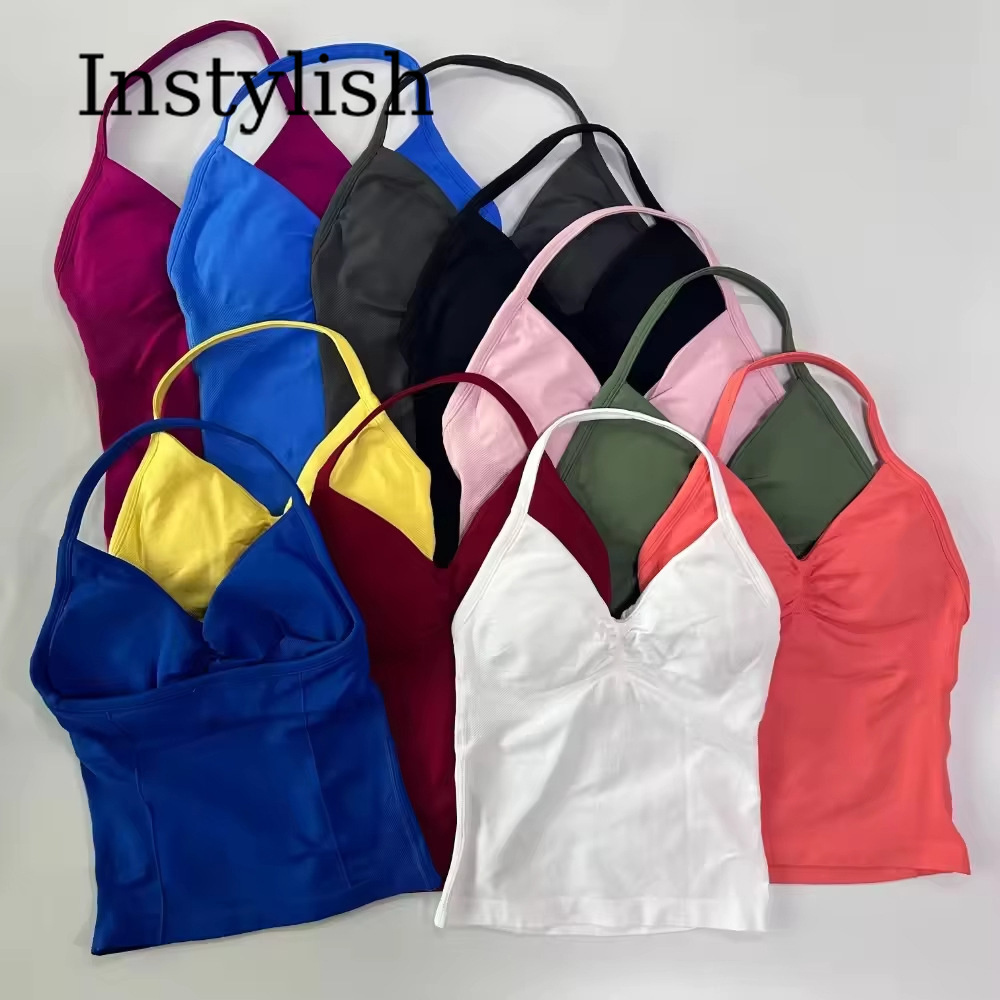 Women Seamless Yoga 2 Piece Se - V Neck Cami Top incelemesi ve fiyatı