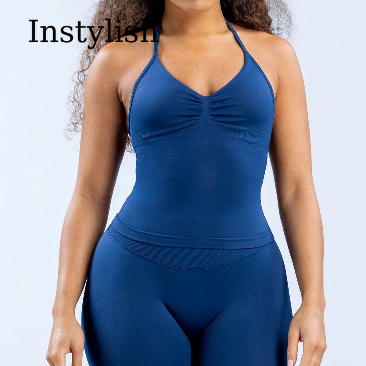 Women Seamless Yoga 2 Piece Se - V Neck Cami Top incelemesi ve fiyatı
