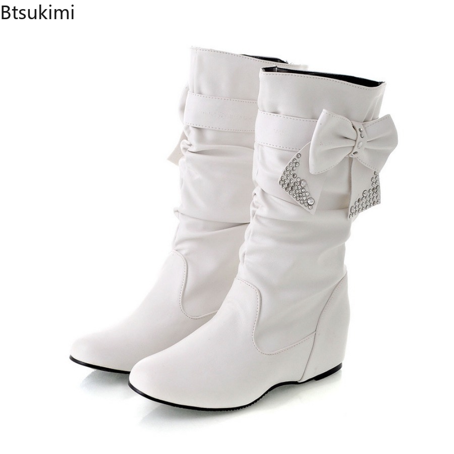 New Women's Butterfly-knot PU  - Women'S Fashion Rain Boots incelemesi ve fiyatı
