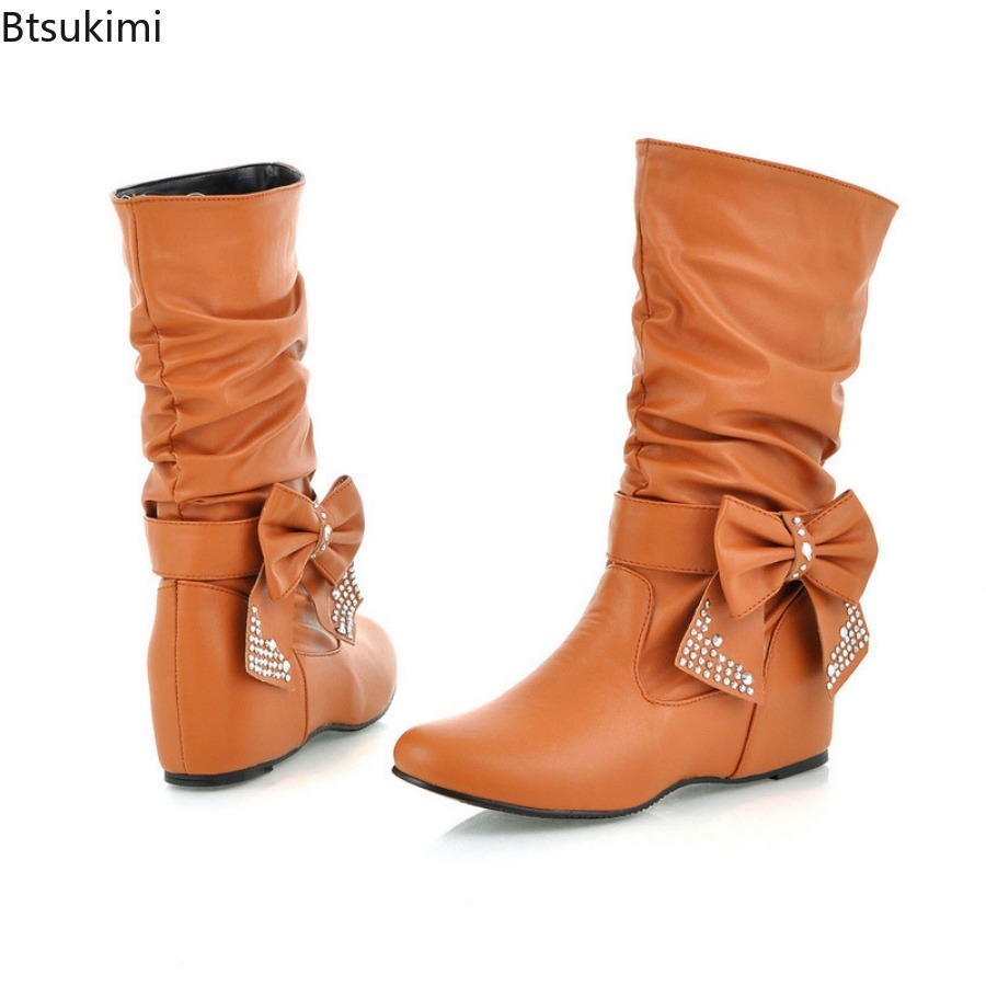 New Women's Butterfly-knot PU  - Women'S Fashion Rain Boots incelemesi ve fiyatı