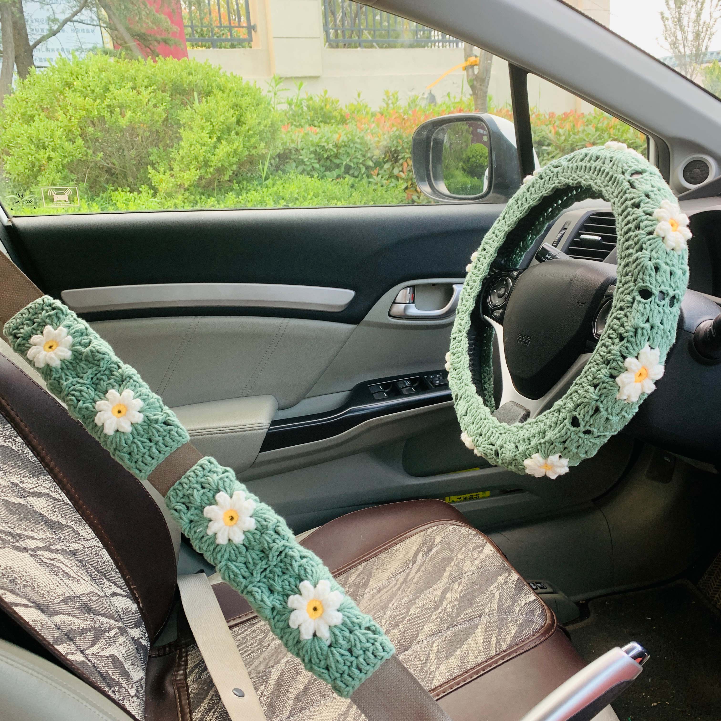 Cute Handmade Crochet Car Stee - Women Fashion Hub incelemesi ve fiyatı